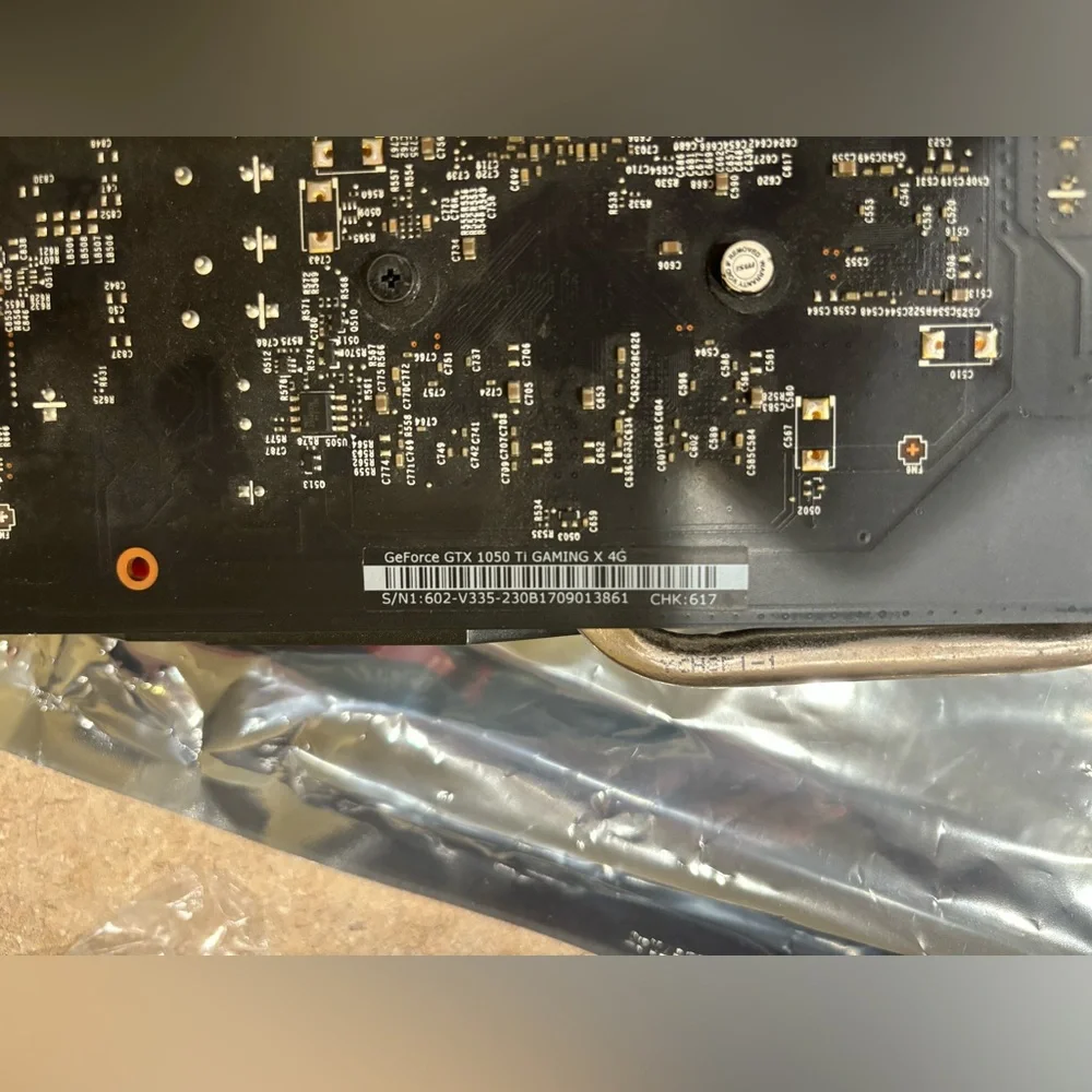 Used - MSI NVIDIA GTX 1050 Ti 4GB GDDR5 Graphics Card